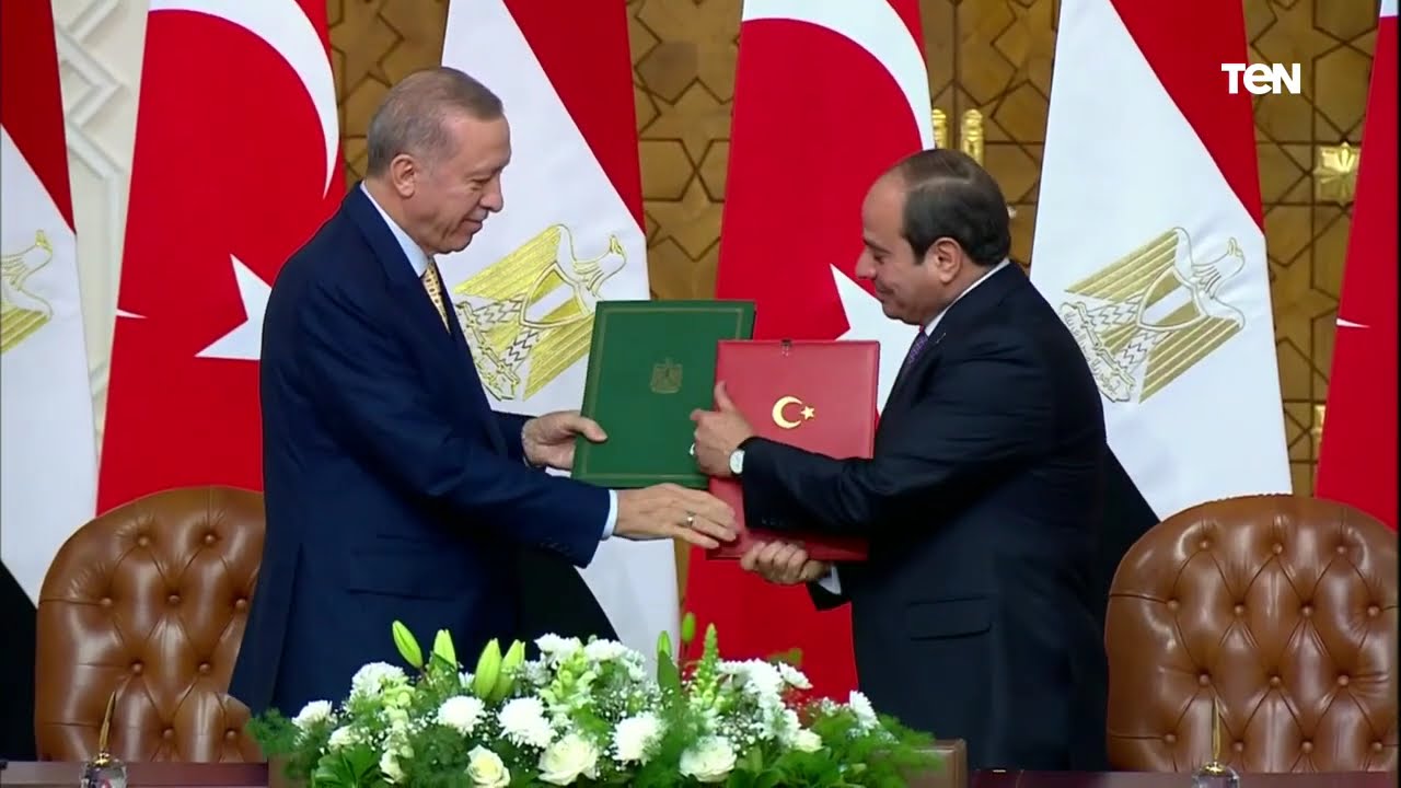 نشاط السيد الرئيس عبد الفتاح السيسي خلال زيارة الرئيس التركي لمصر