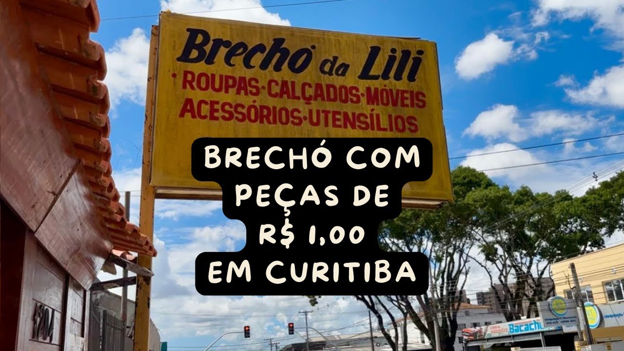 PEÇAS POR R$ 1,00 NESSE BRECHÓ EM CURITIBA! 