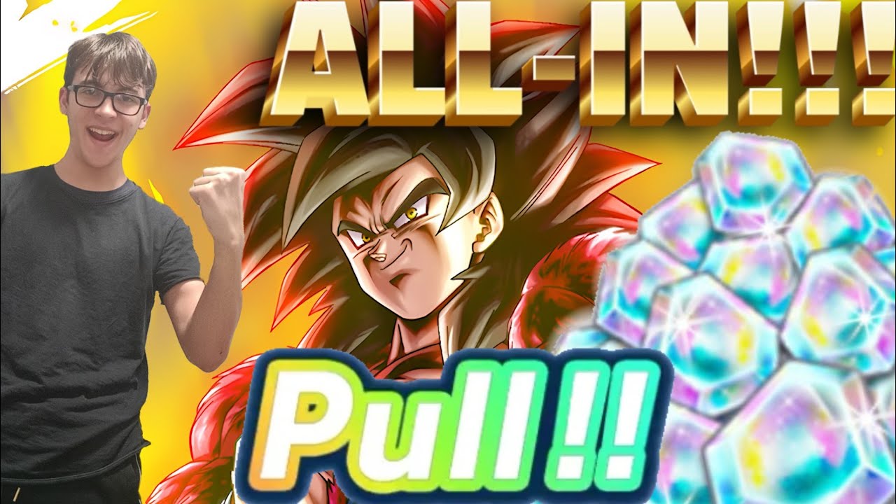 MEGA ALL-IN PAZZO DA GOKU SSJ4 ULTRAAA!!! | PULL DB Legends ITA