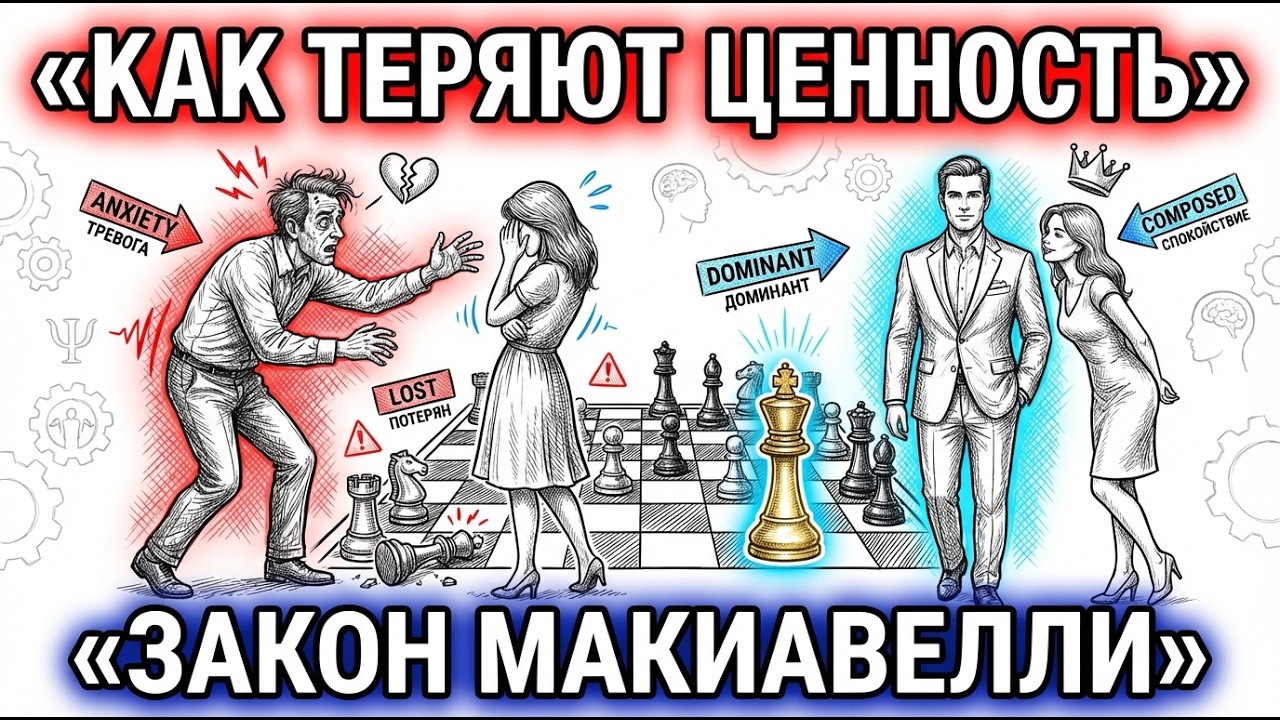 Почему Женщины ТЕРЯЮТ Интерес — Психология Власти и Желания по Макиавелли