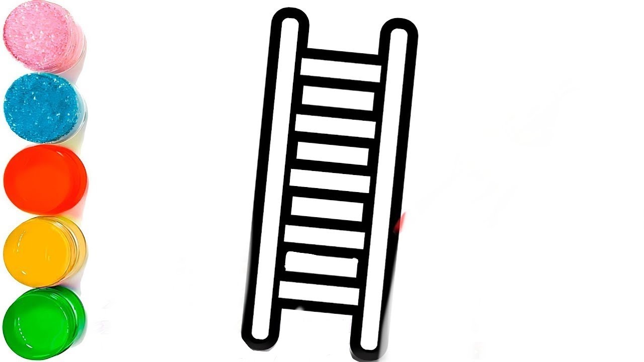 How to Draw  Ladder | Easy Ladder Drawing | How to Draw a Ladder | Easy Guide to Drawing a Ladder