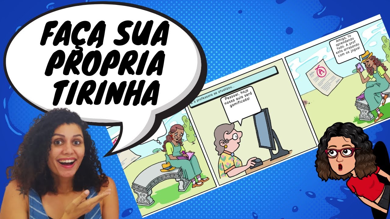 Como criar tirinhas e história em quadrinho personalizadas