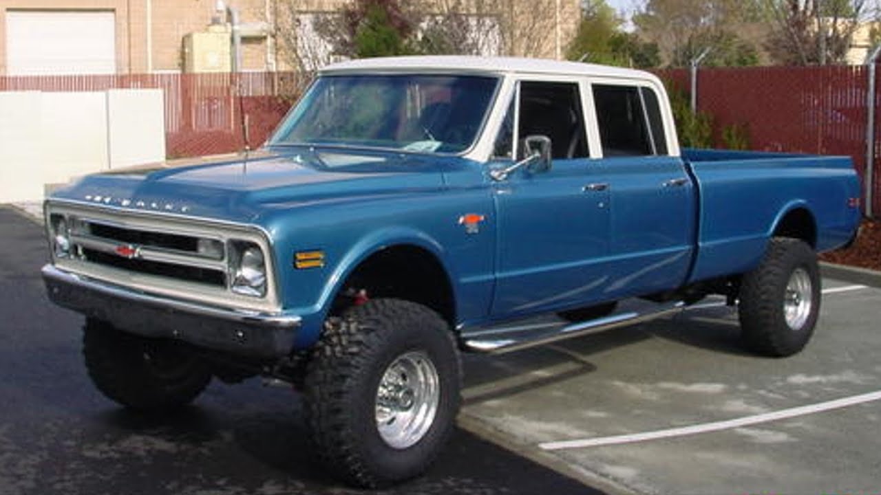 1968 Chevrolet C10 454 Crew Cab Lifted Truck Restomod Project
