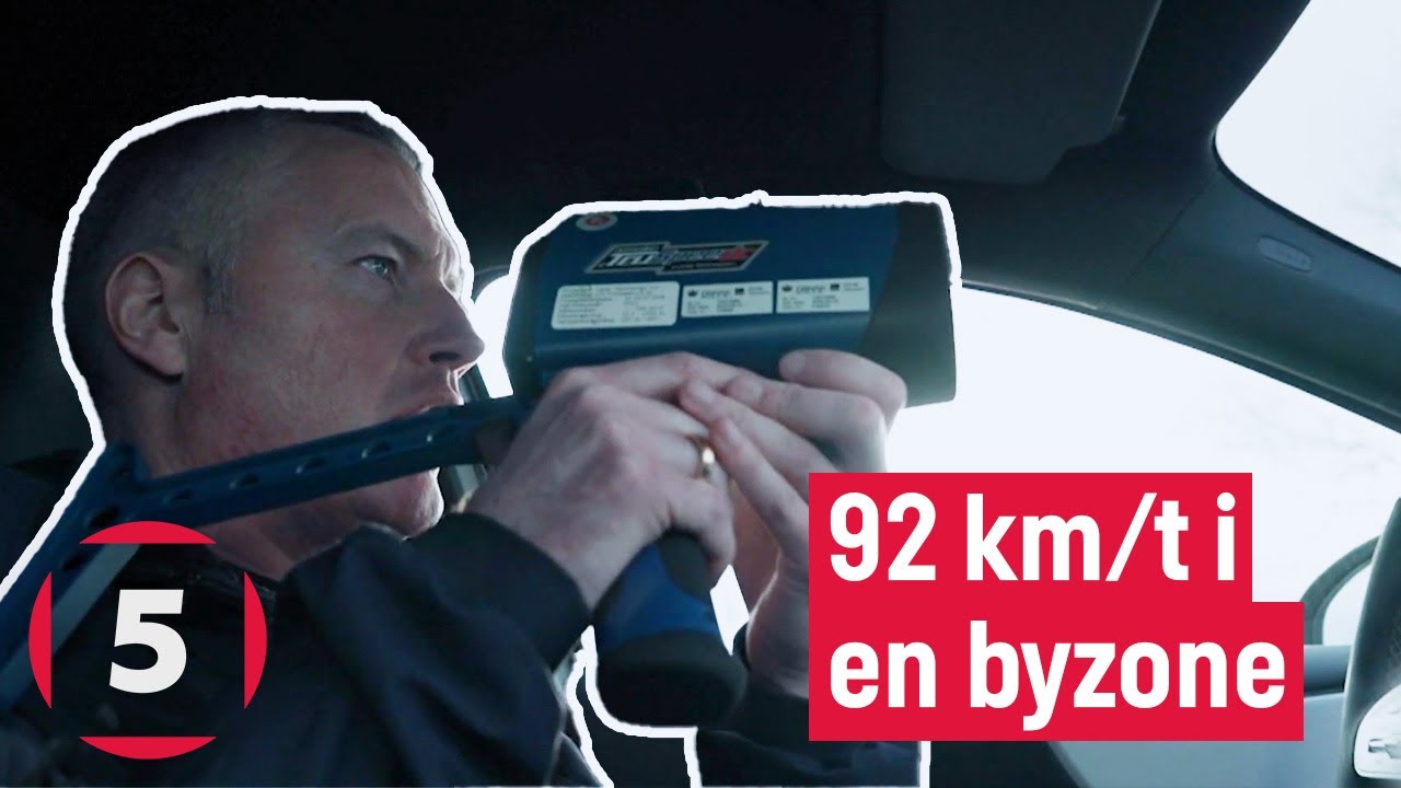 Kasper er ude på fartkontrol! | Politijagt | Kanal 5 Danmark