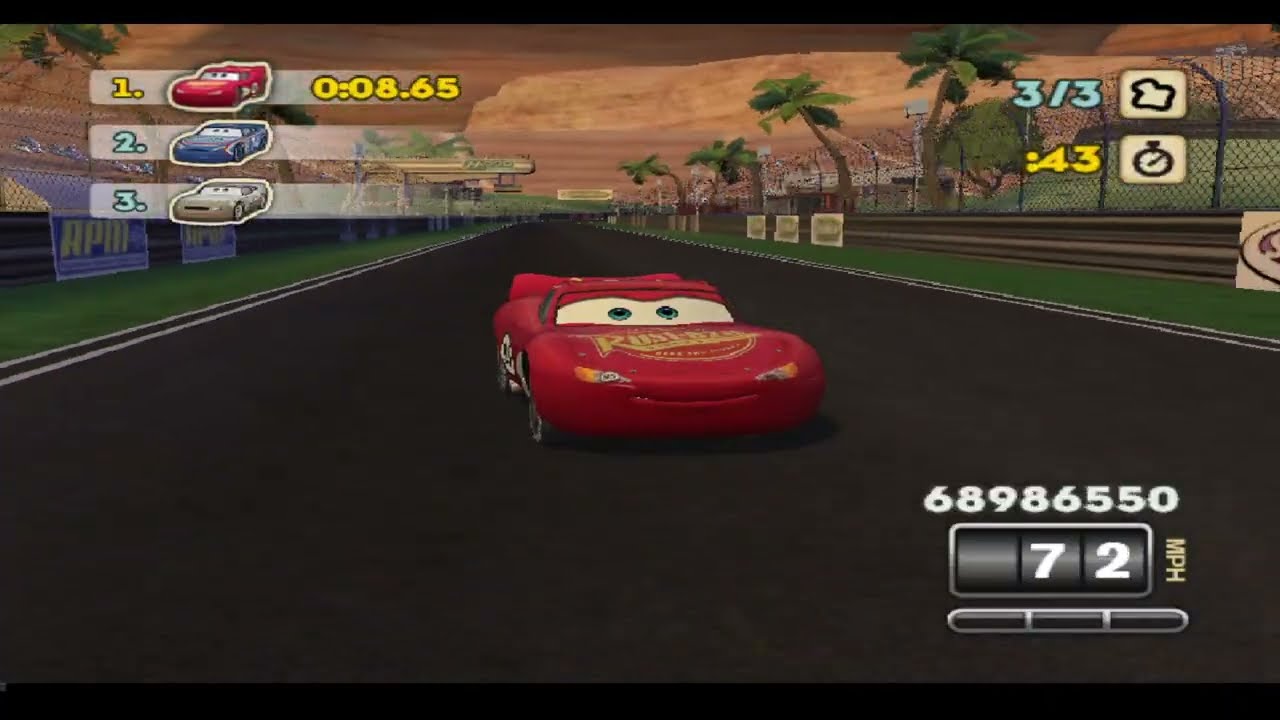 Cars: Mater-National: Stadium Piston Cup Race 4