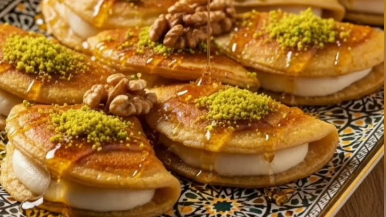 How to make Atayef (Qatayef) | Arabic desserts 