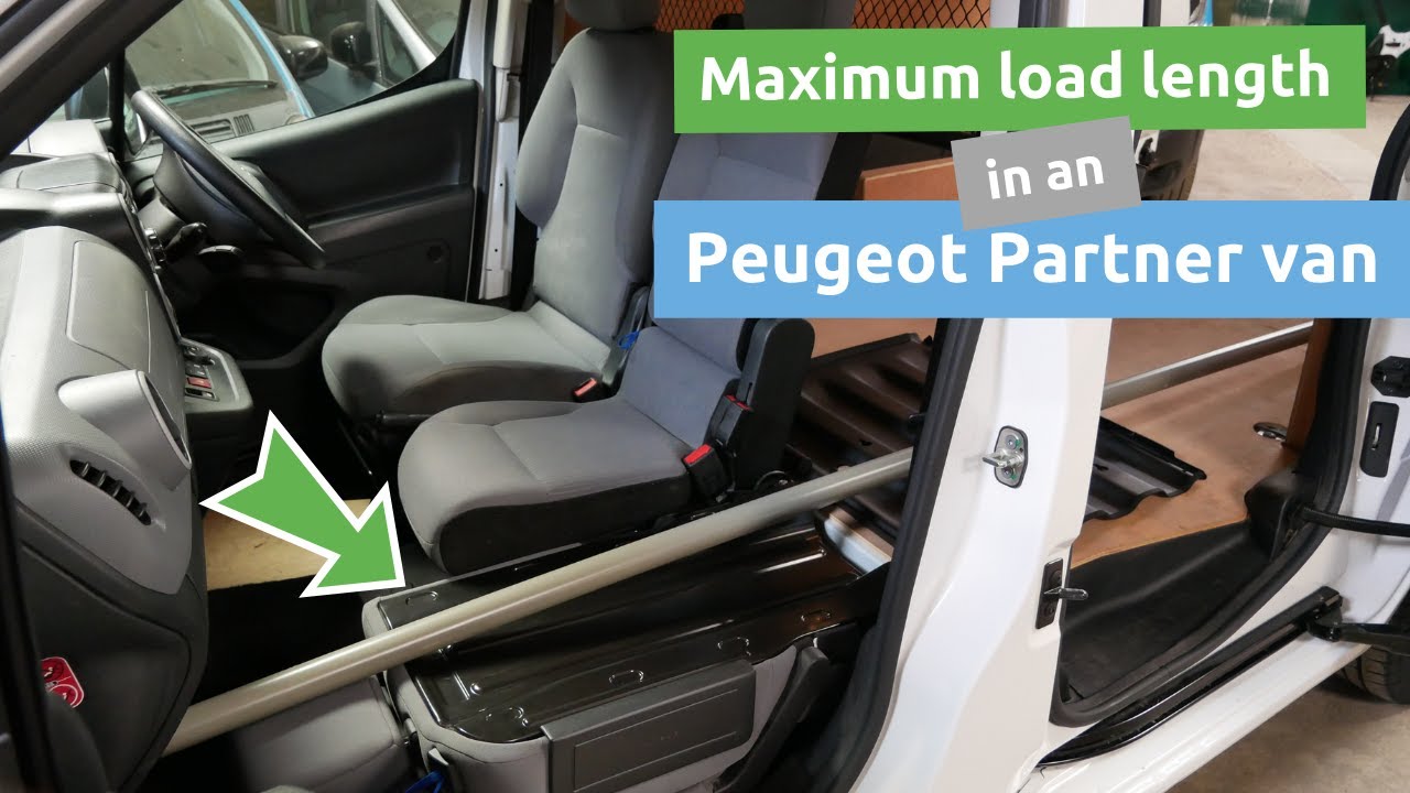 Максимальная длина груза в электрофургоне Peugeot Partner или Citroen Berlingo