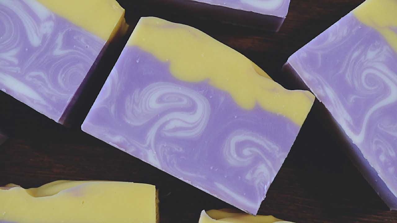 Lilac + Lemon 🍋 Cold Process Soap Making