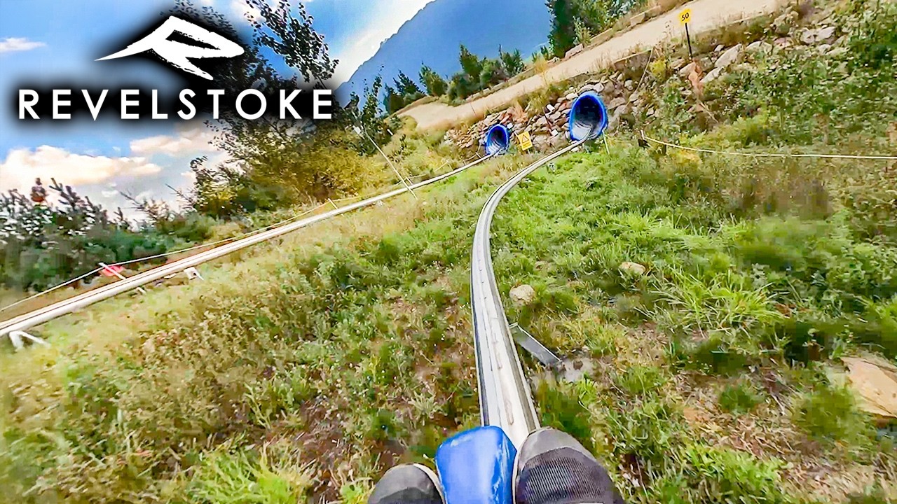 THE PIPE - Revelstoke Mountain Roller Coaster - POV - British Columbia, Canada