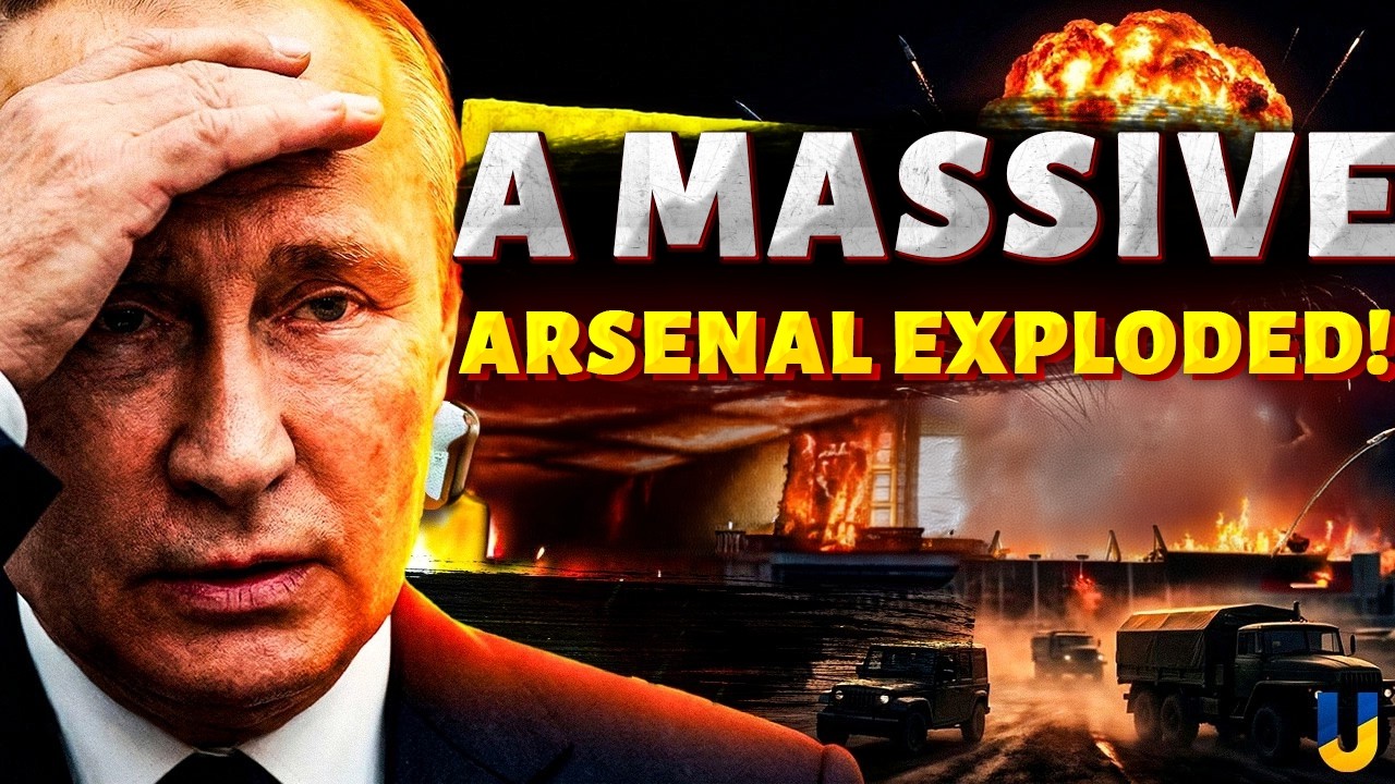💥Huge weapons depot in Russia EXPLODED &ndash; Putin's missiles ANNIHILATED! EVACUATION has begun