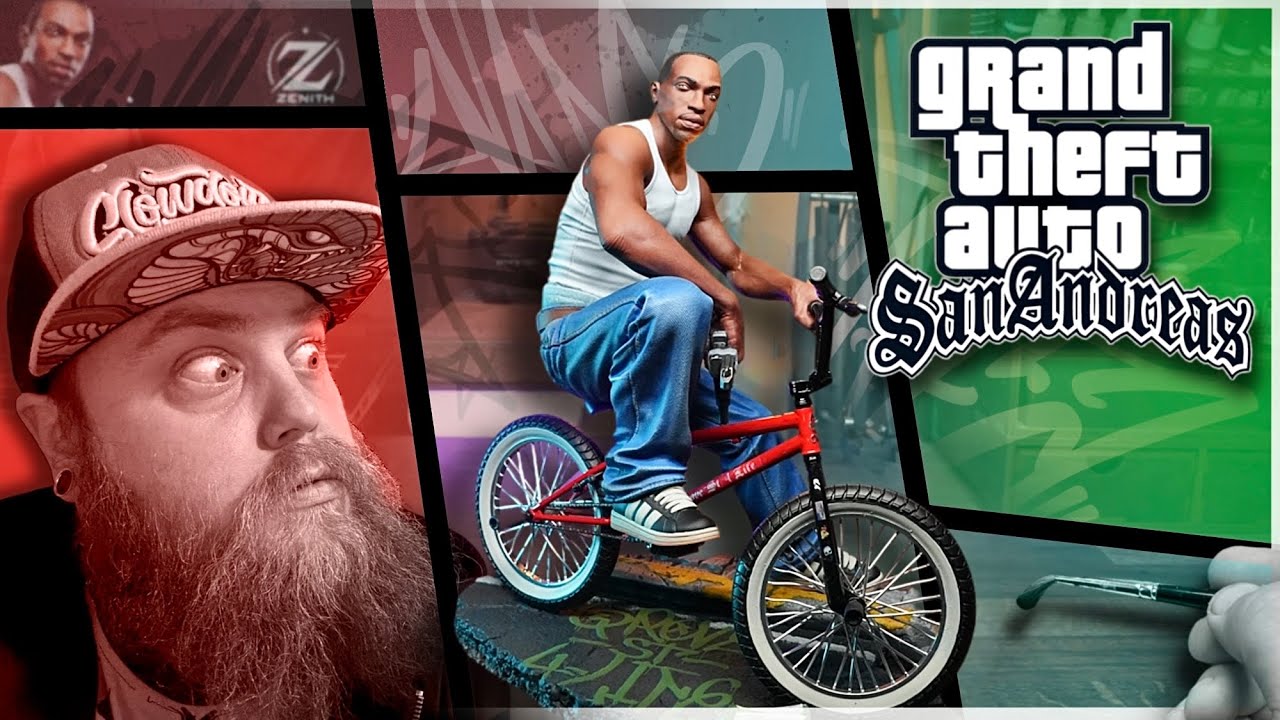 Painting CJ - Grand Theft Auto - San Andreas 