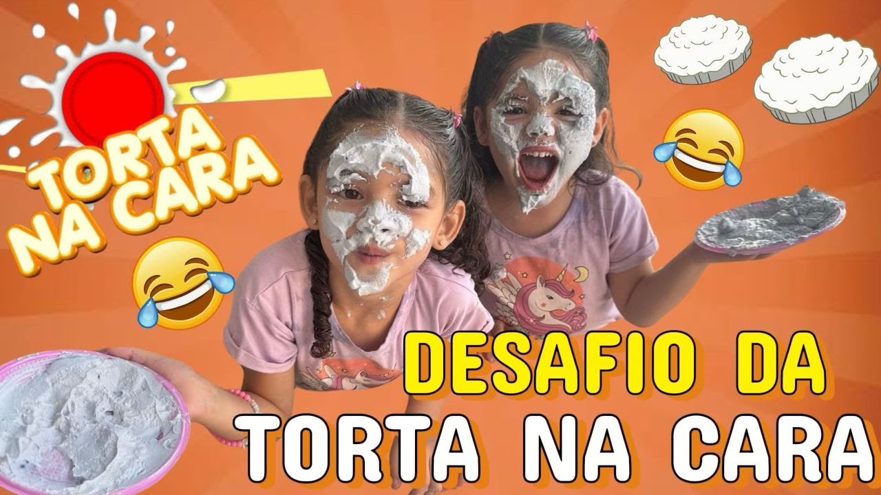 DESAFIO TORTA NA CARA COM MICA E MANU