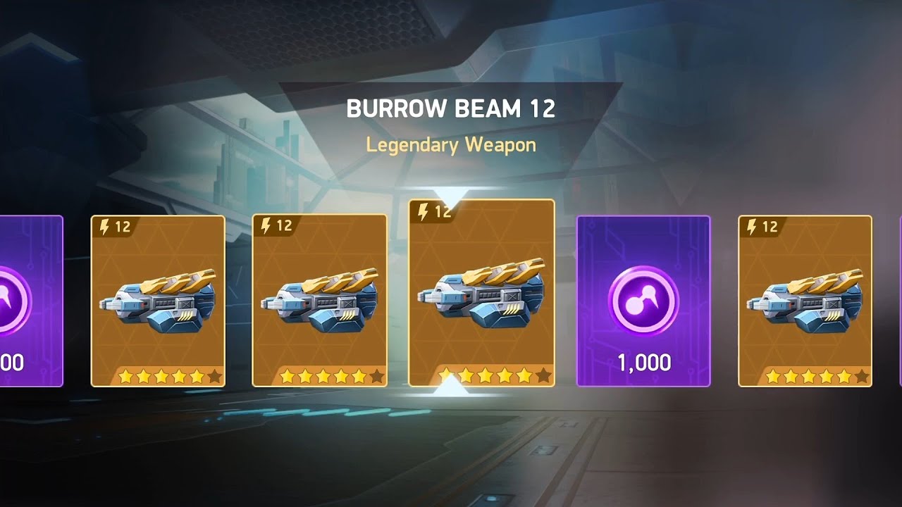 Spin in burrow beam 12 ECR in mech arena robot show down game 