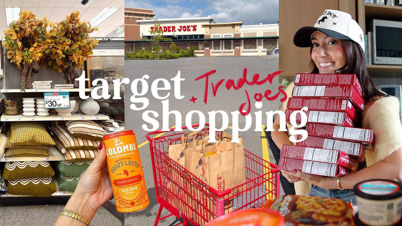 Видеоблог о покупках Target FALL HOME DECOR! + Покупки от Trader Joe's!