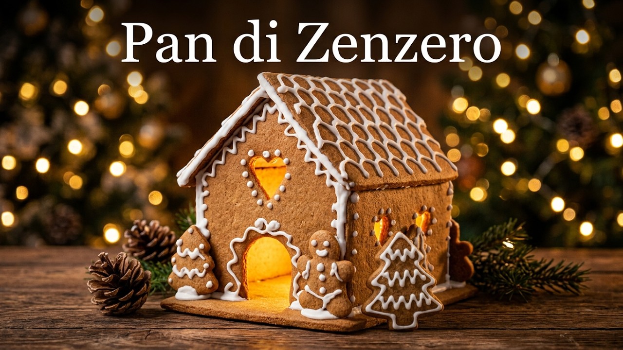 CASETTA DI PAN DI ZENZERO ricetta facile, spiegata passo passo, per una casetta dolce e speziata!