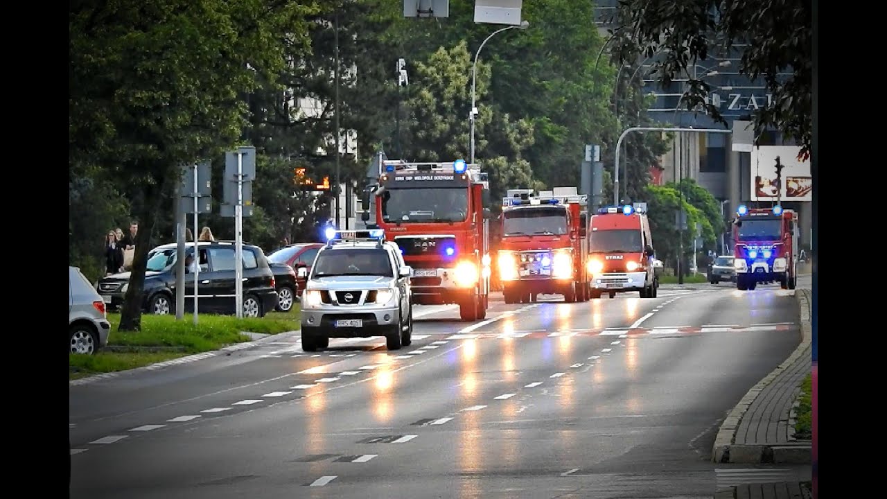 Alarmowo 41 zastępów OSP i PSP do JRG 1 Rzeszów - WIELKA POWÓDŹ ŁAŃCUT / RZESZÓW 2020