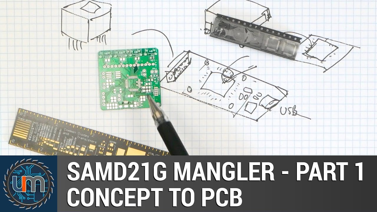 SAMD21G Mangler - Part1 - From concept to PCB design