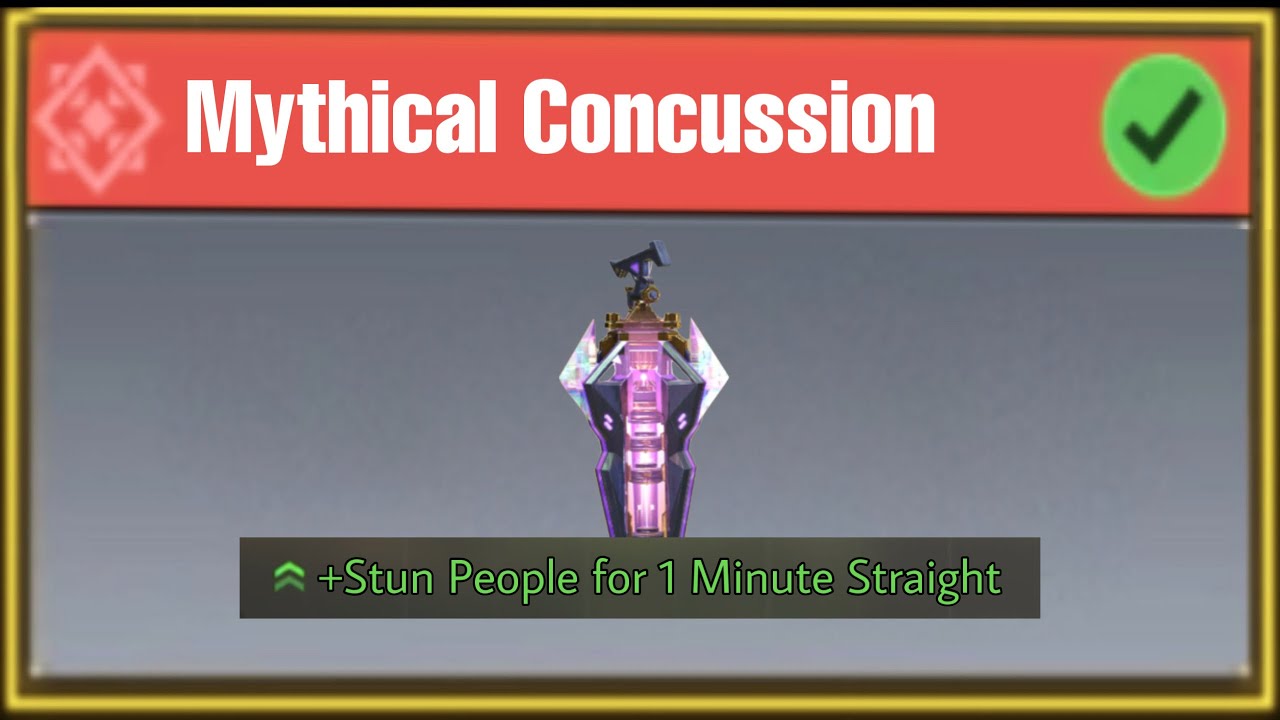 We DECIDED to Use 10 CONCUSSIONS over 1 ENEMY ( HILARIOUS )