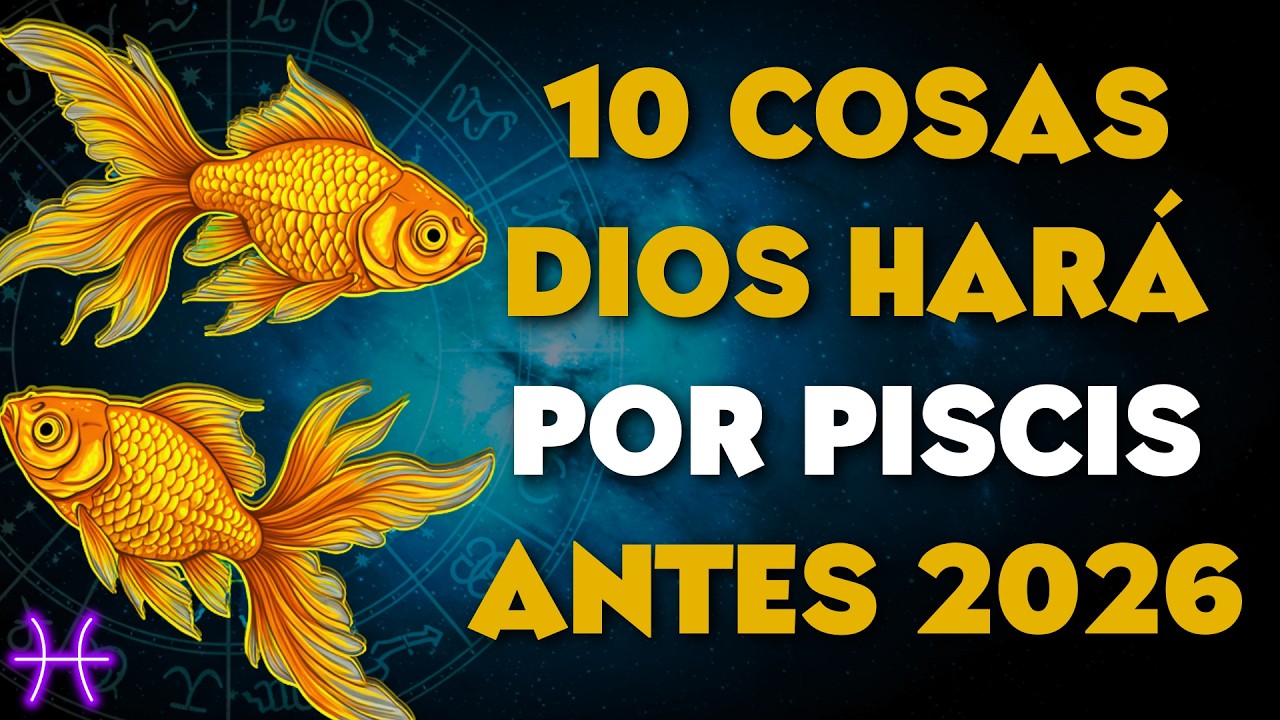 10 COSAS QUE DIOS VA A HACER POR PISCIS ANTES DE QUE TERMINE EL AÑO