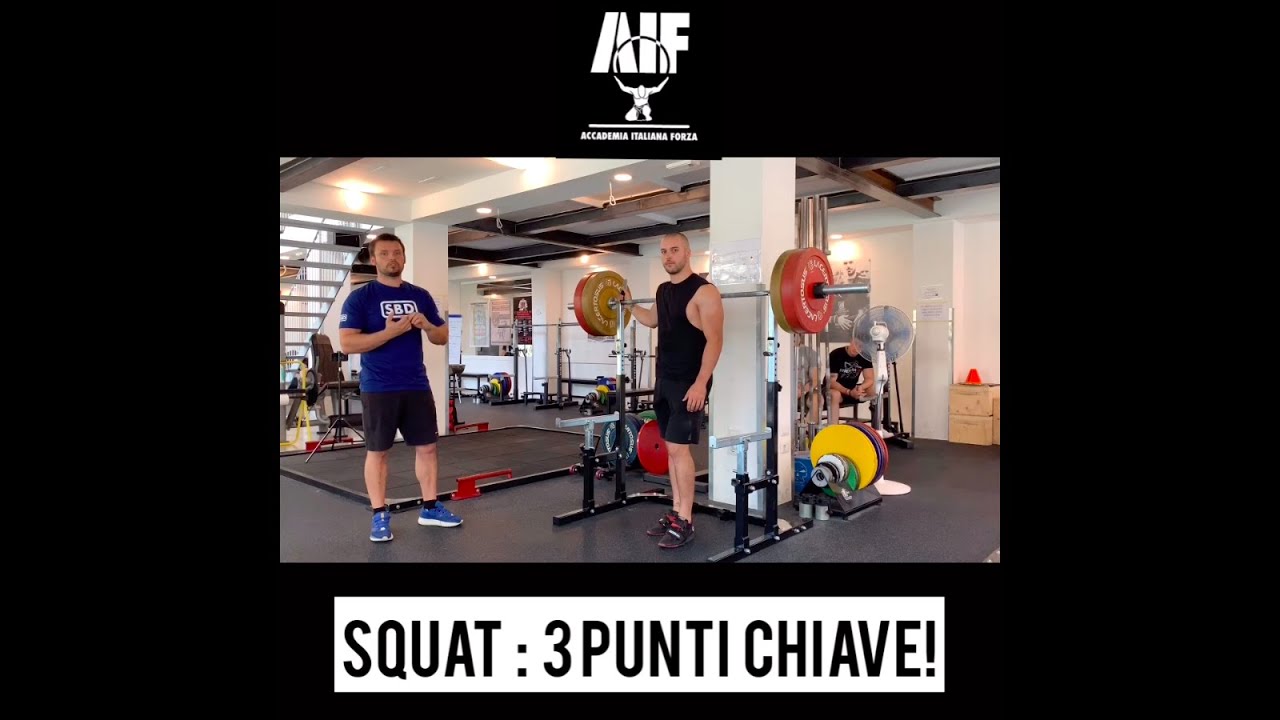 SQUAT: 3 PUNTI CHIAVE!