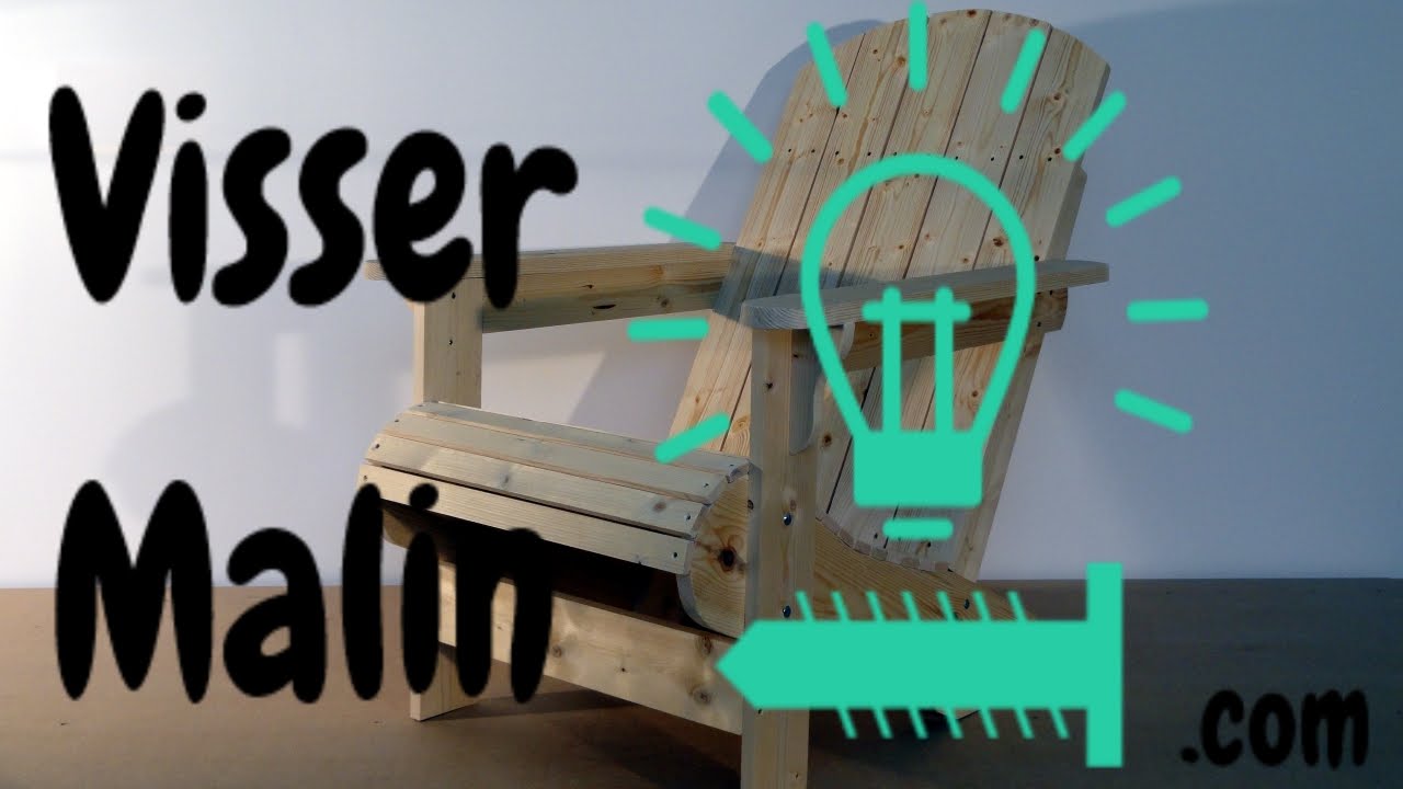 Comment faire une chaise de jardin (chaise adirondack) - EP03