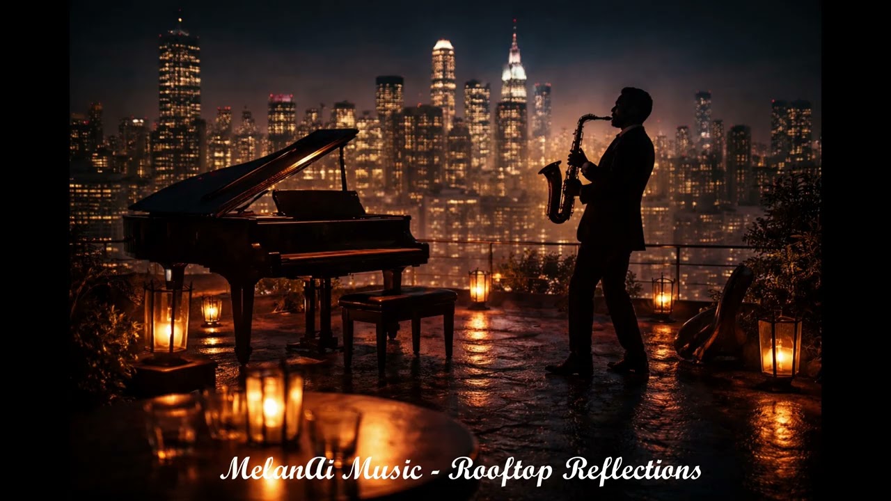 Smooth Late Night Sax & Relaxing City Lights ☕ Full Album 