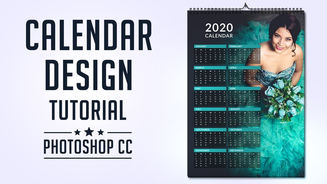 Как создать профессиональный календарь в Photoshop | PE11 | Календарь 2021