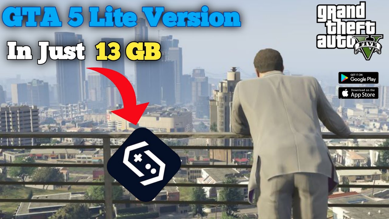 GTA 5 LITE Version on Android 🤩 | Gamehub Emulator Full setup + GTA5 gameplay #gta5 