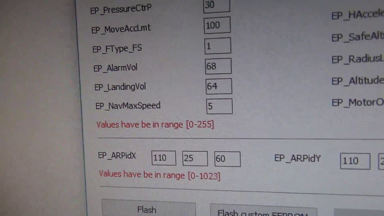H501S/SS/A How to mod FC parameter directly to the drone: NEW METHOD