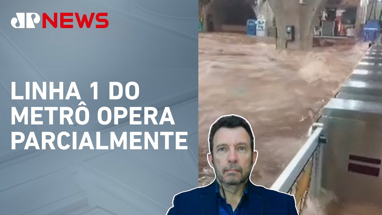 Defesa Civil de São Paulo emite novo alerta para fortes chuvas no estado; Gustavo Segré comenta