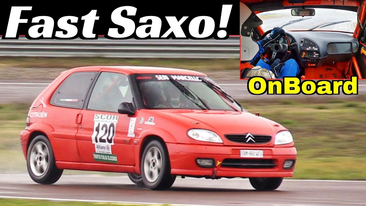 Fast Citroen Saxo 1.6 VTS N2 Onboard by Filippo Leandro Seri - Rainy Day at Autodromo di Modena