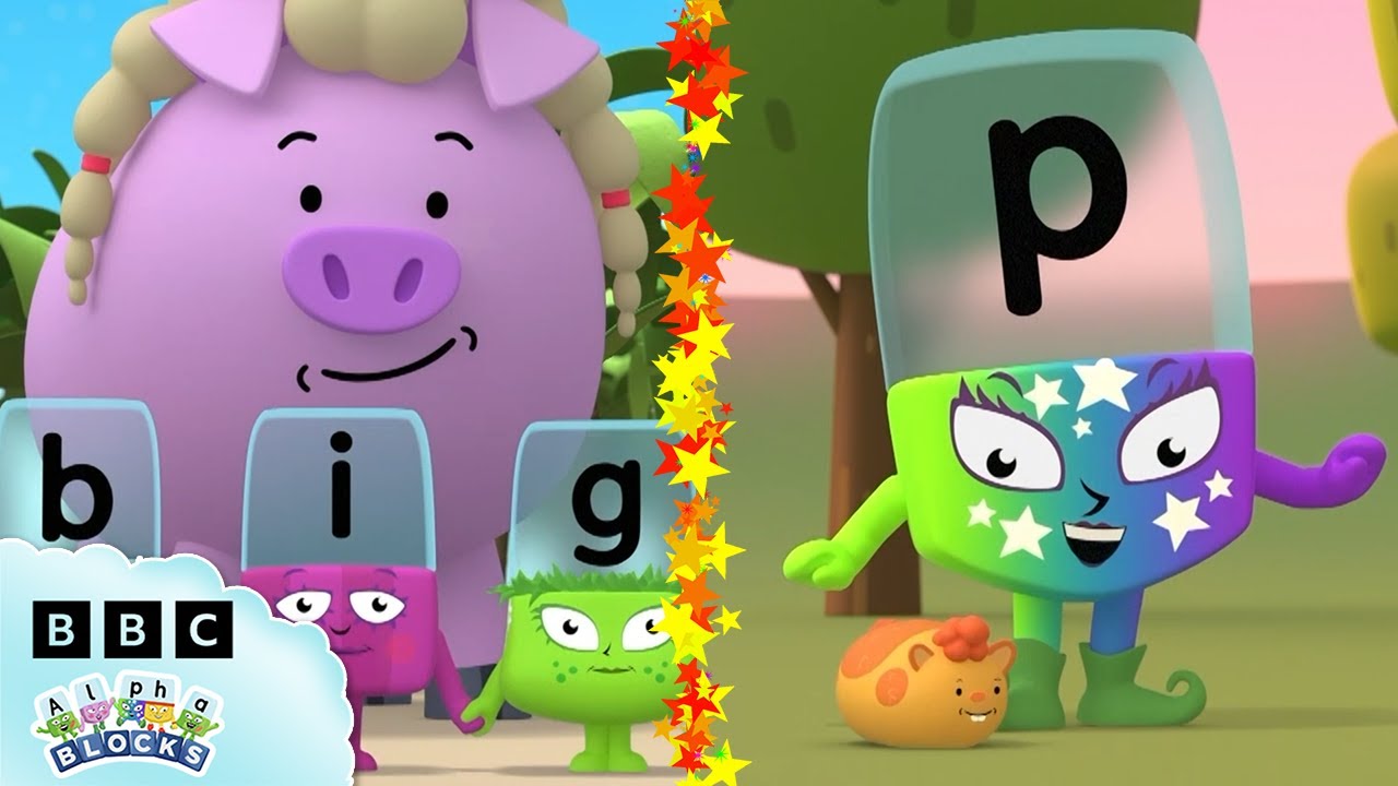 🐘 Biggest & Smallest Animals in Alphaland! 🐭 | Animals & Nature for Kids | @officialalphablocks