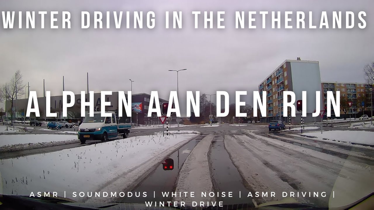 Afternoon Winter Drive In Alphen Aan Den Rijn | Driving In The Netherlands