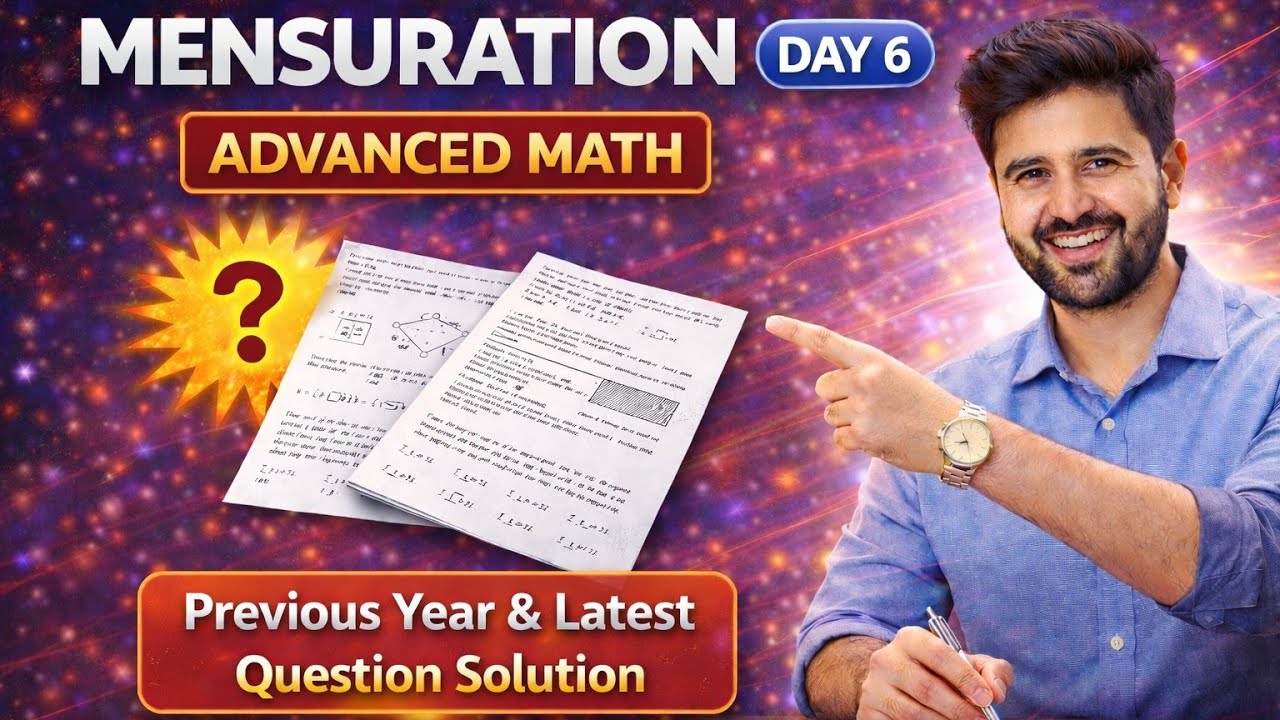 Advance maths Day 6  by Asheesh Sir 