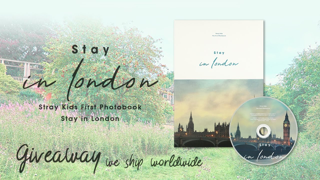 〈UNBOXING〉🎁GIVEAWAY🎁 Stray Kids - 'Stay In London' | The 1st Photobook