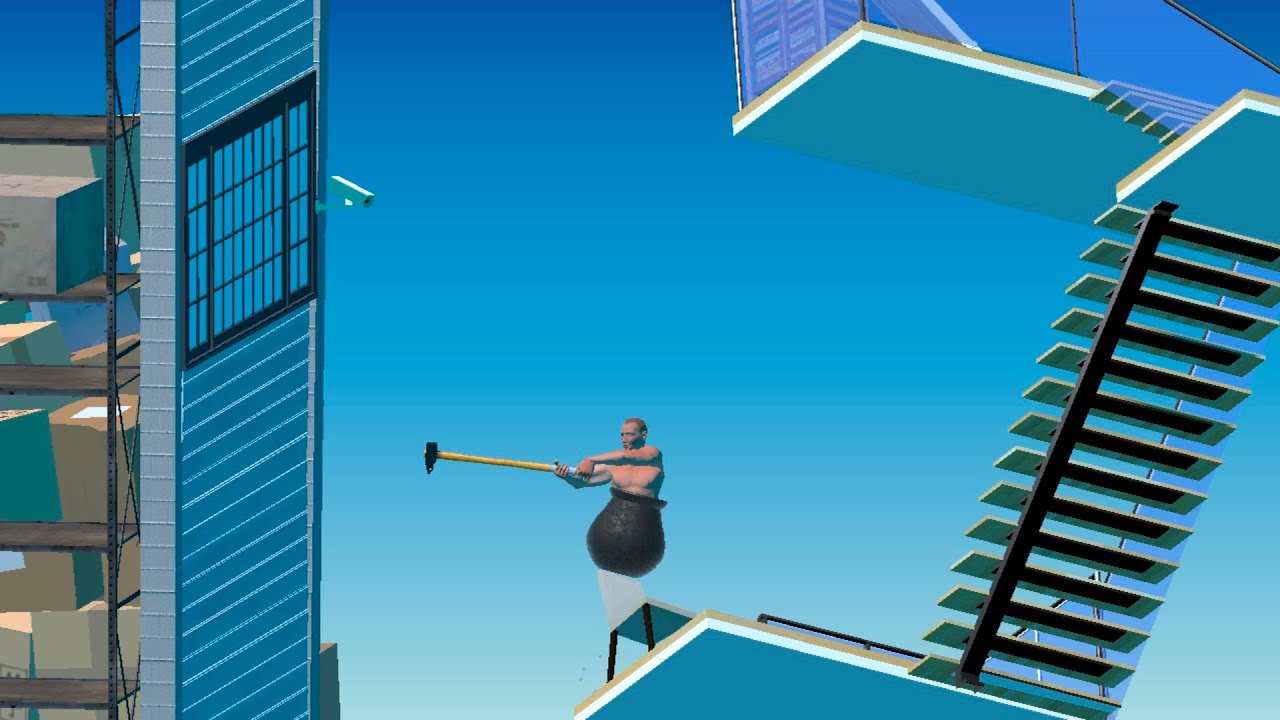 I play getting over it 