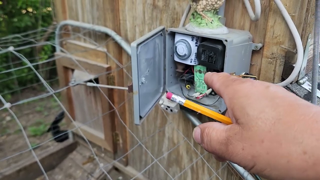 Automatic Chicken Coop Door Homemade 