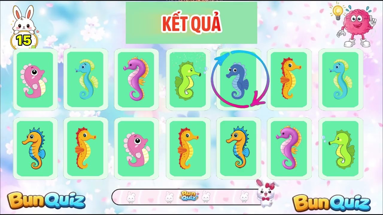 THỬ THÁCH Tìm Điểm Khác Biệt | CÁC LOÀI VẬT DƯỚI BIỂN | Ai Tinh Mắt | BUN QUIZ