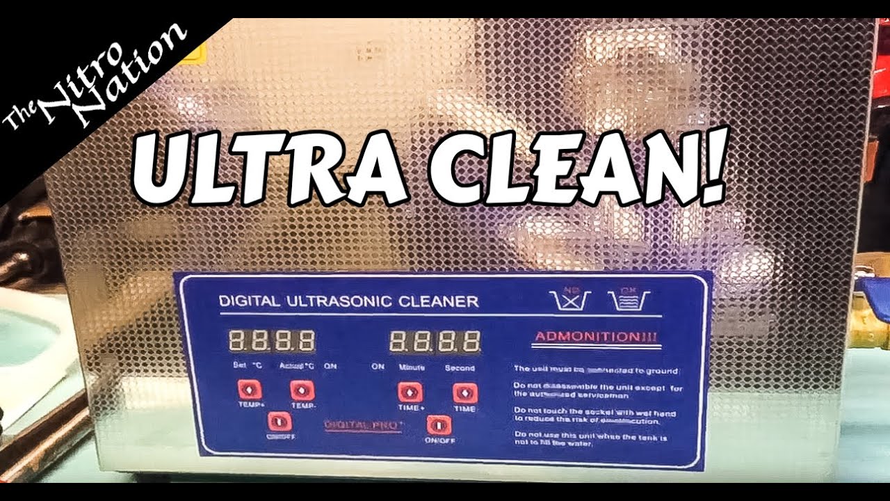 RC Cleaning With An Ultrasonic Cleaner