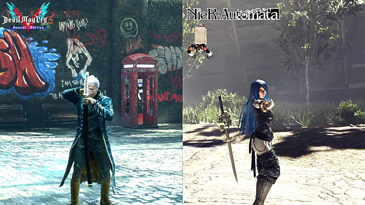 Devil may cry 5 Vs Nier automata | Comaprison