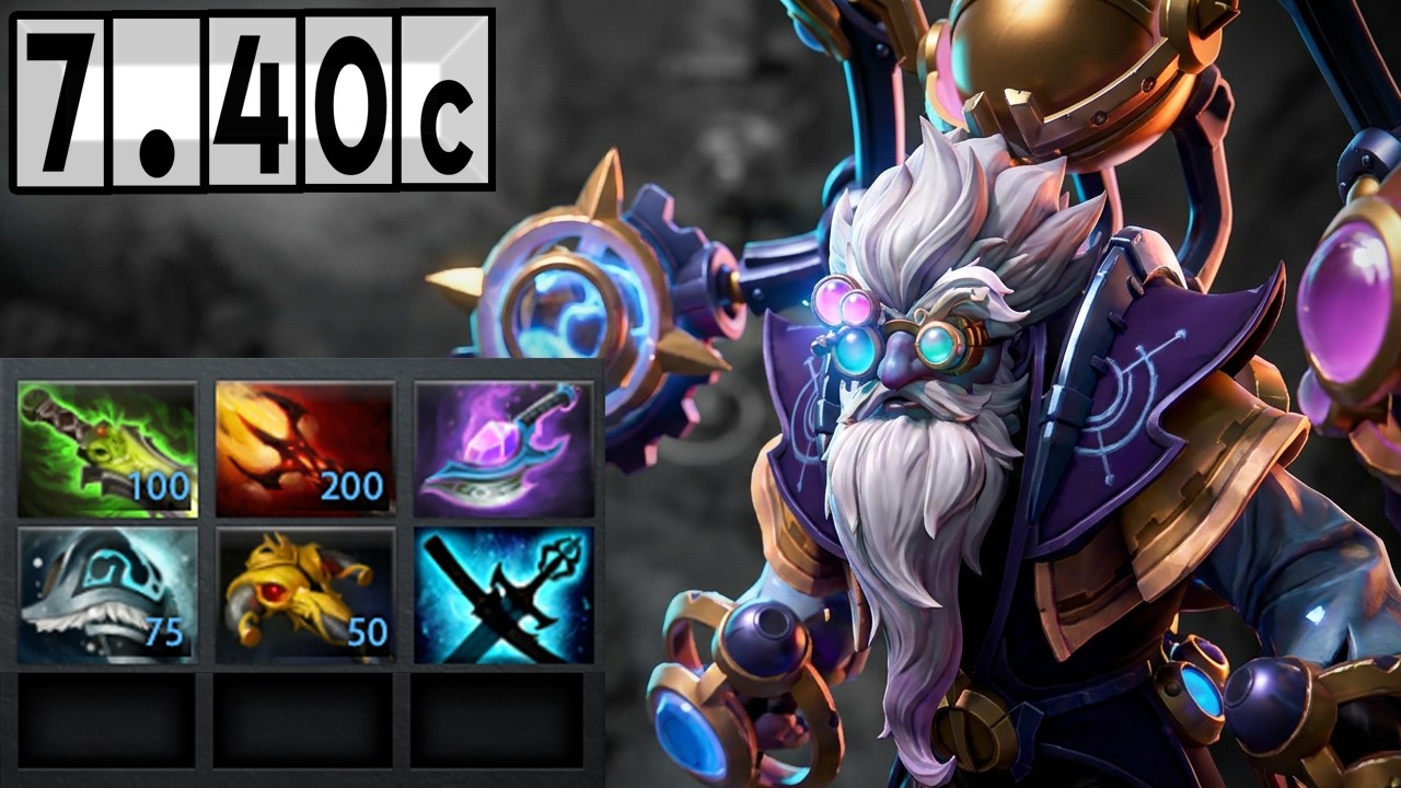 TINKER - 138k DAMAGE! (82 min game) [Dota 2]
