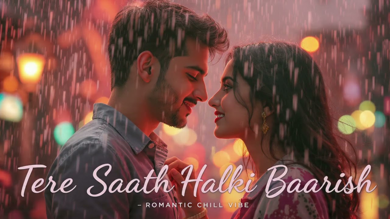 “Tere Saath Halki Baarish – Romantic Chill Vibes | Soothing Hindi Love Song”