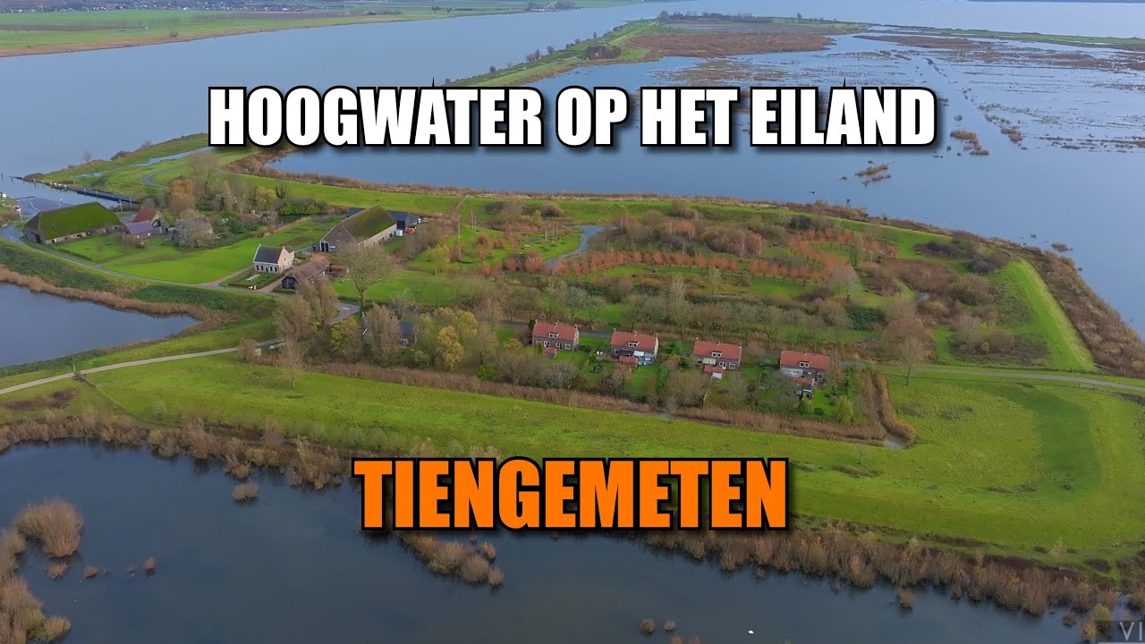 Hoogwater op het eiland Tiengemeten, Hoeksche Waard