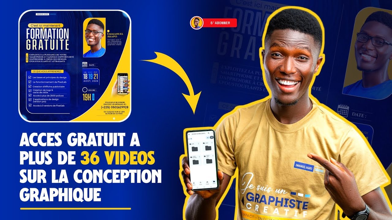 APPRENDS LE GRAPHISME SUR TON TÉLÉPHONE GRATUITEMENT !