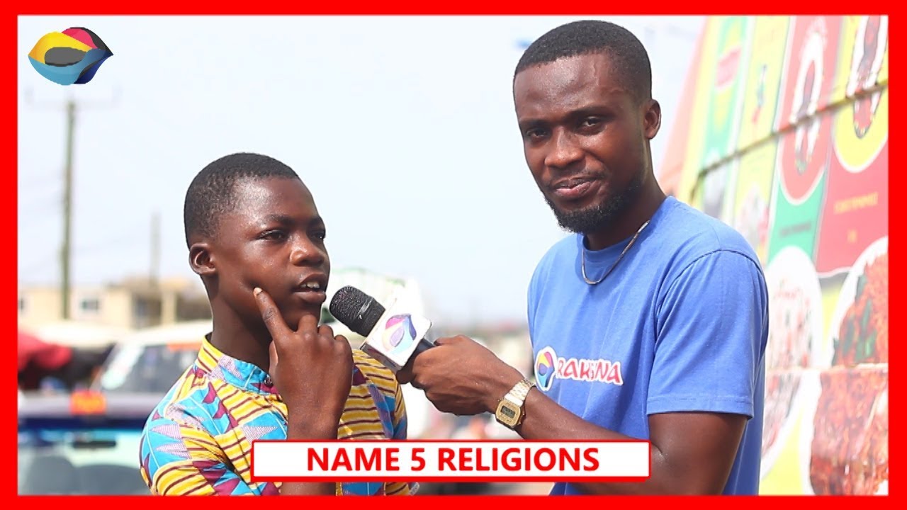 NAME 5 RELIGIONS | Street Quiz | Funny African Videos | Funny Videos | African Comedy