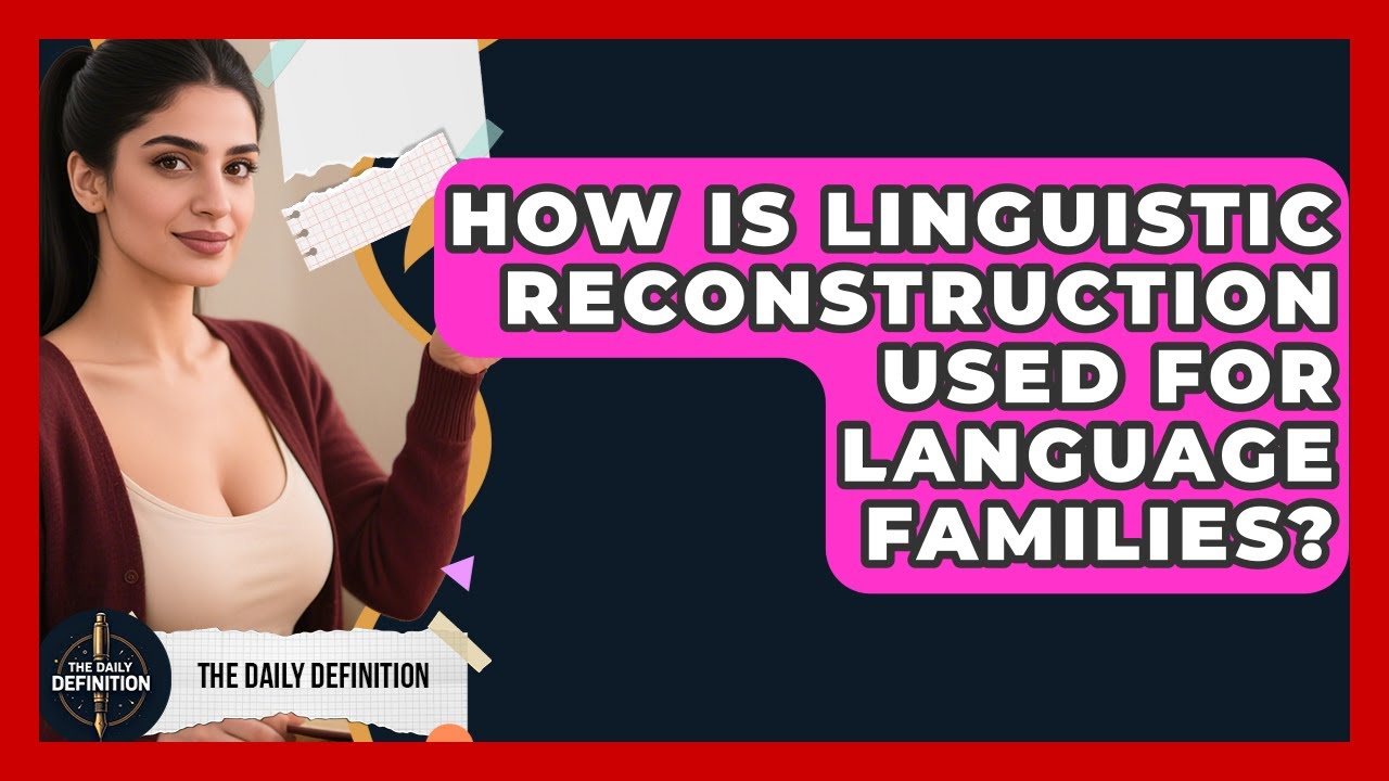 How Is Linguistic Reconstruction Used For Language Families? - The Daily Definition