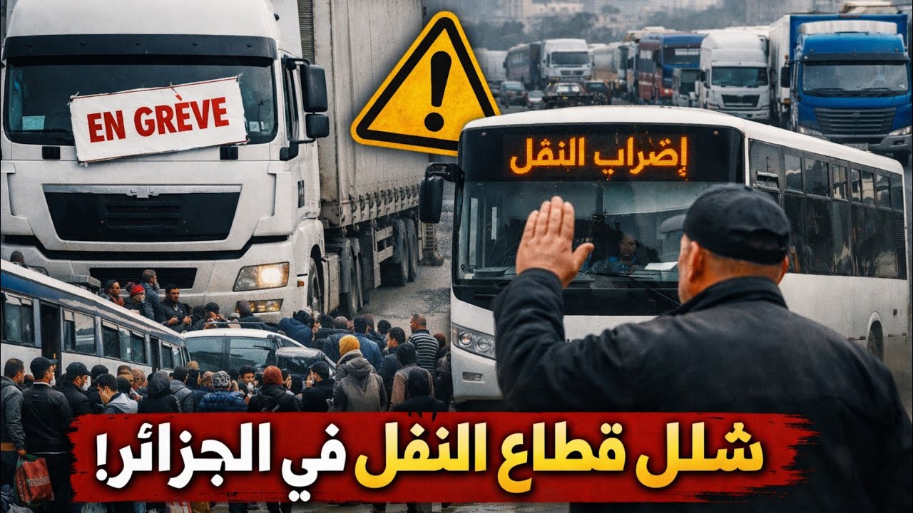 إضراب النقل في الجزائر 2026 : أزمة قانون المرور وتأثيرها على حركة المسافرين