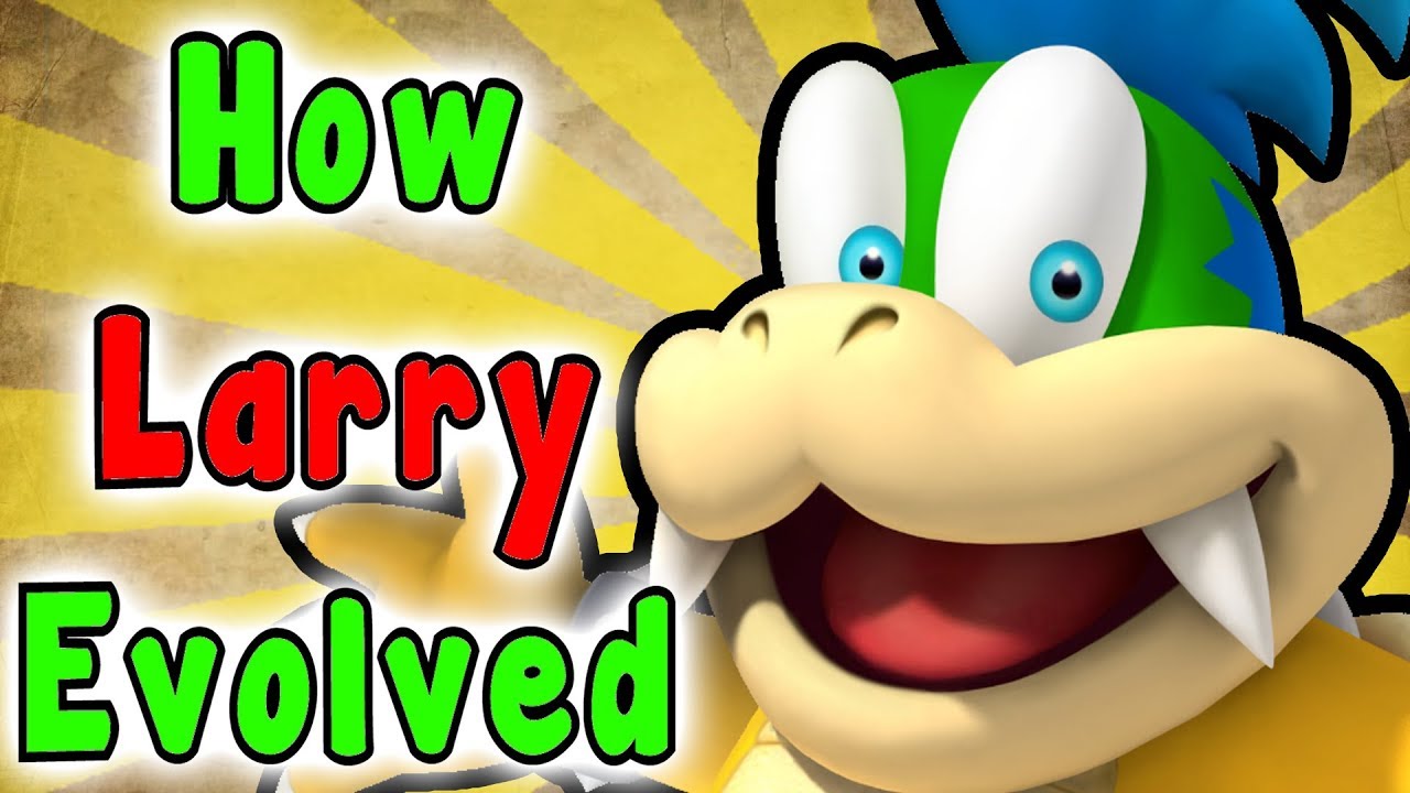 Super Mario - Evolution Of LARRY KOOPA (Koopalings 1988 - 2017)