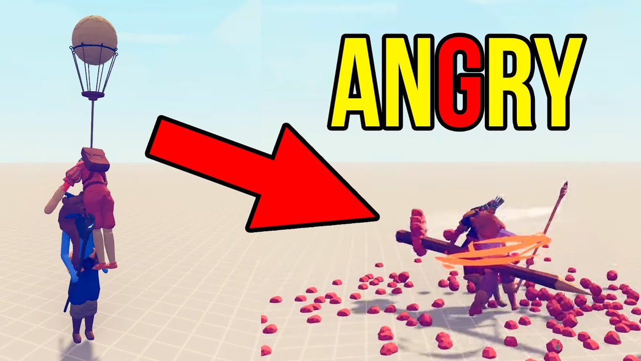 ANGRY?!😱 Enrage Wizard😡 vs Every Unit 1v1 #3- TABS Unit Creator Update Mod Gameplay