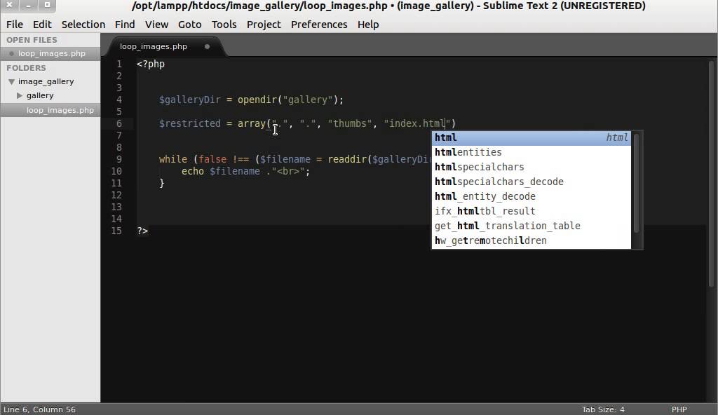 PHP Tutorial: Loop through files in PHP and paginate output. ( Part 1 )